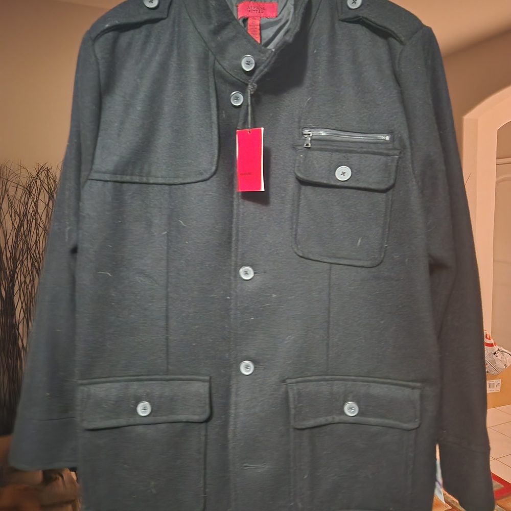 Alfani Black Coat